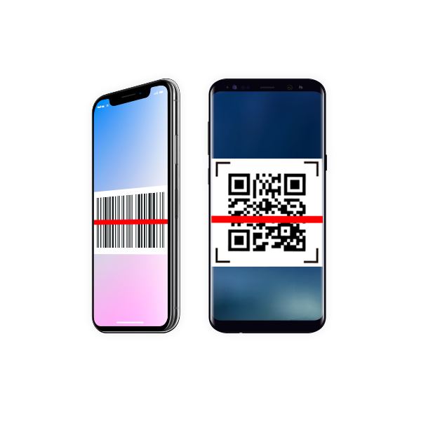 Código QR y códigos de barras